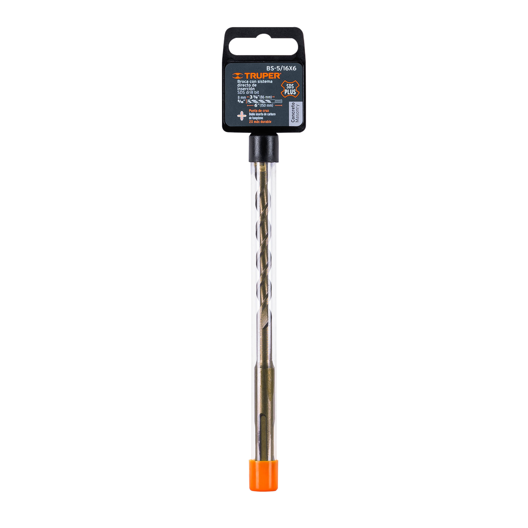 BROCA SDS PLUS 5/16 X 6″, TRUPER