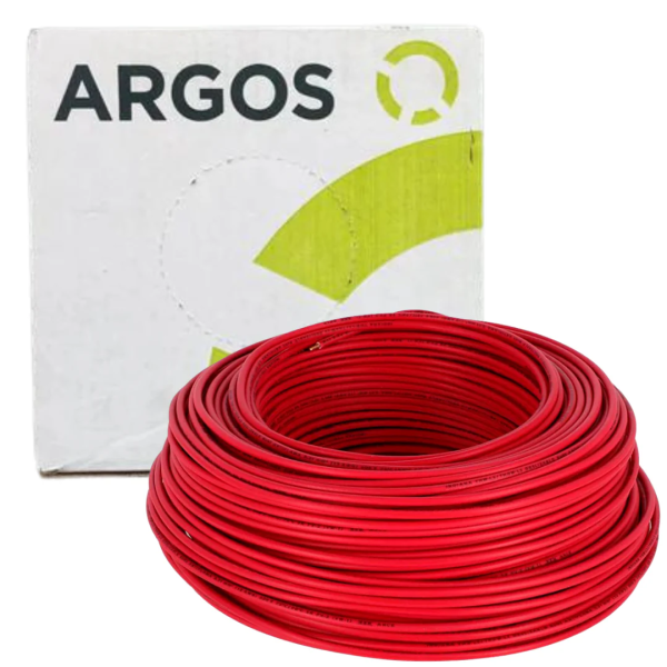 CABLE NYLON THHN ARGOS CAL.10 ROJO