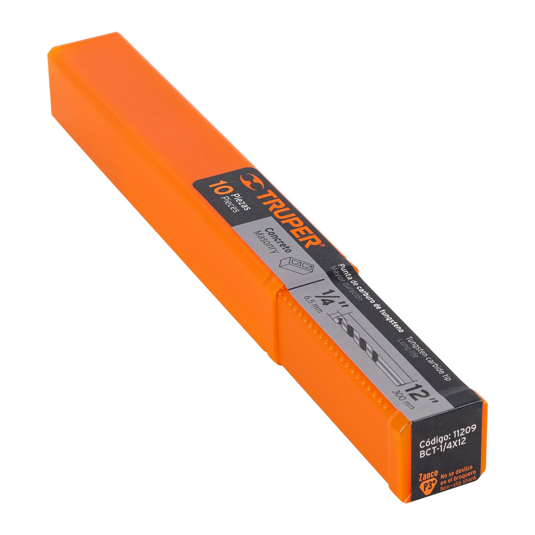BROCA PARA CONCRETO DE 1/4 X 12″, TRUPER