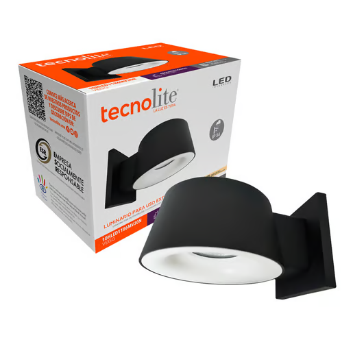 LAMPARA LED SOBREPONER EN MURO 10W  100-240V