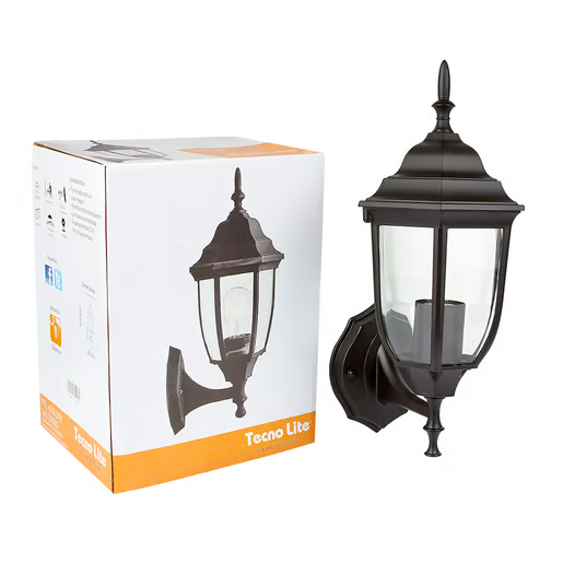 SALERMO – LÁMPARA DE PARED ARBOTANTE TIPO FAROL EXTERIOR