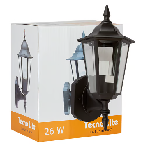 SAN REMO – LÁMPARA DE PARED ARBOTANTE TIPO FAROL EXTERIOR