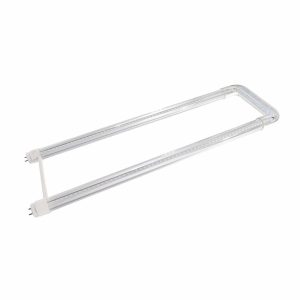 TUBO CURVA LED T8 18W TRANSP.