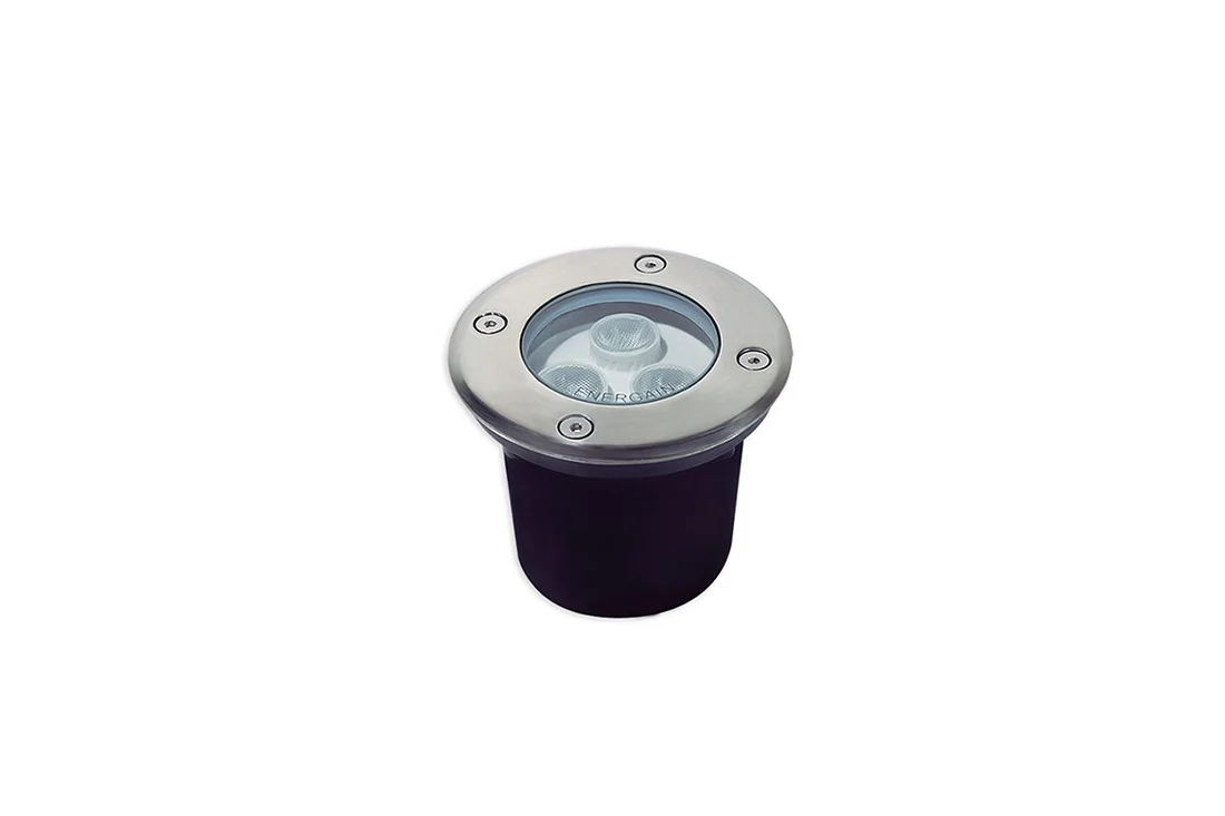 LUMINARIO EMPOTRABLE EN PISO 3W
