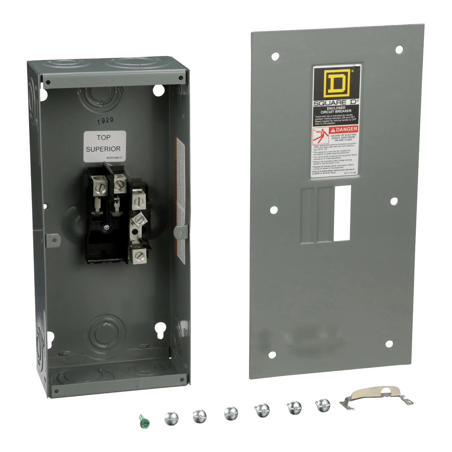 CENTRO DE CARGA PARA INTERRUPTOR 2X100 PARA EMPOTRAR
