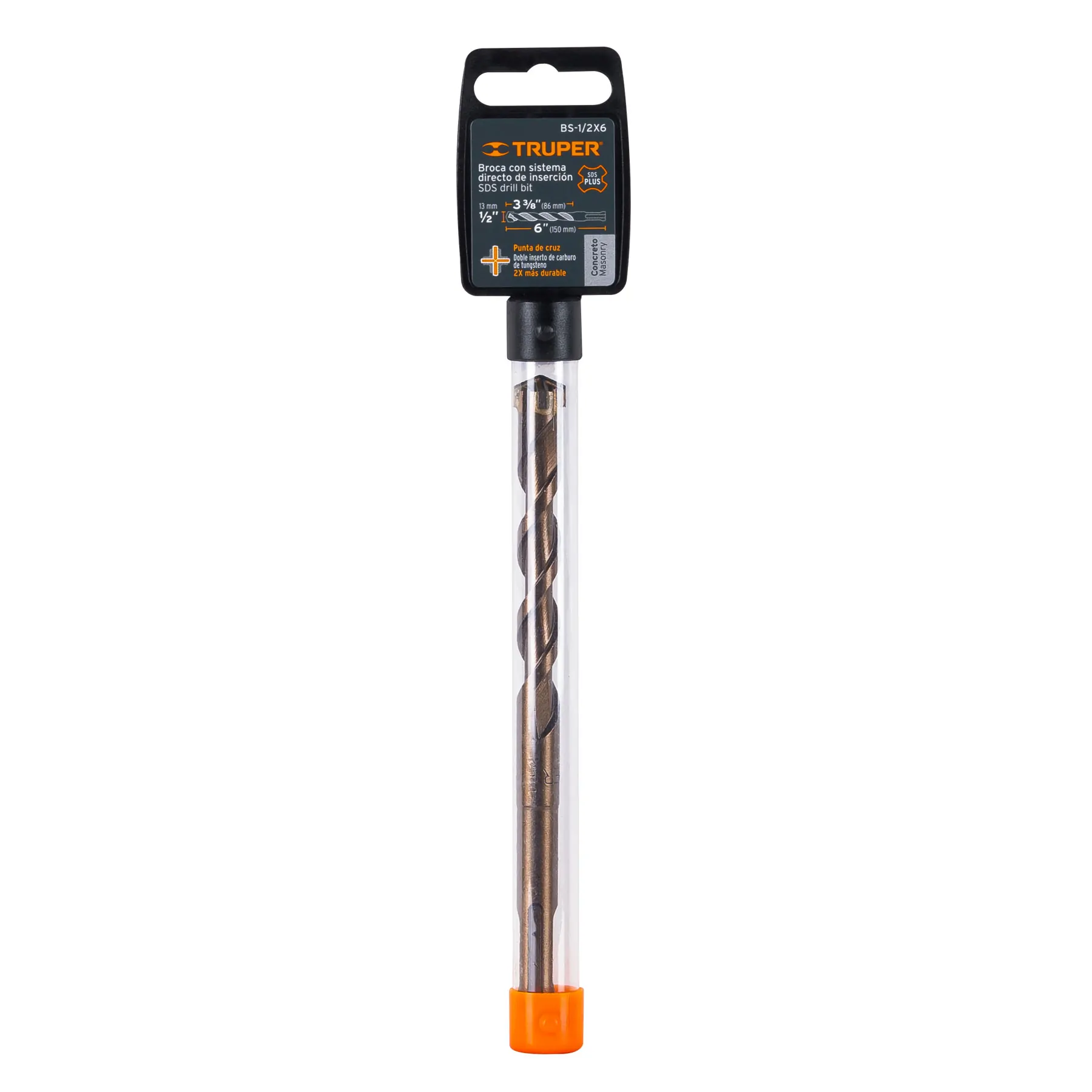 BROCA SDS PLUS 1/2 X 6″, TRUPER