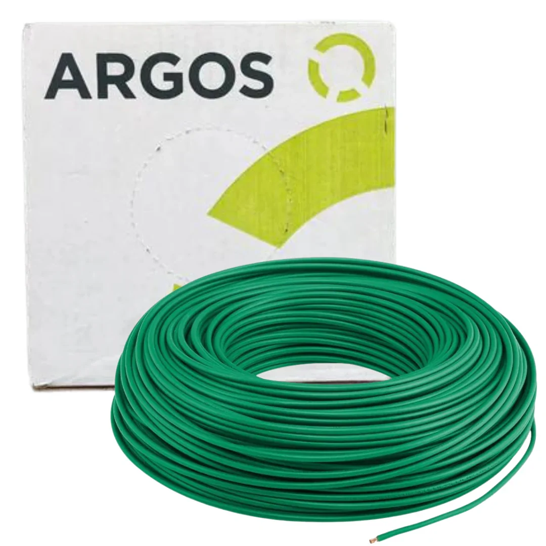 CABLE NYLON THHN ARGOS CAL.12 VERDE