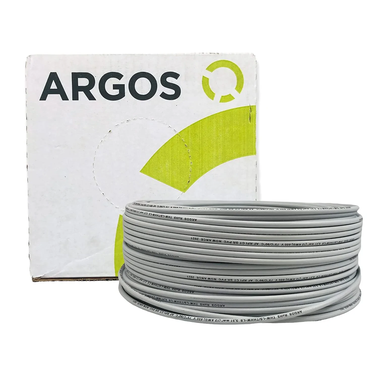 CABLE NYLON THHN ARGOS CAL.10 BLANCO