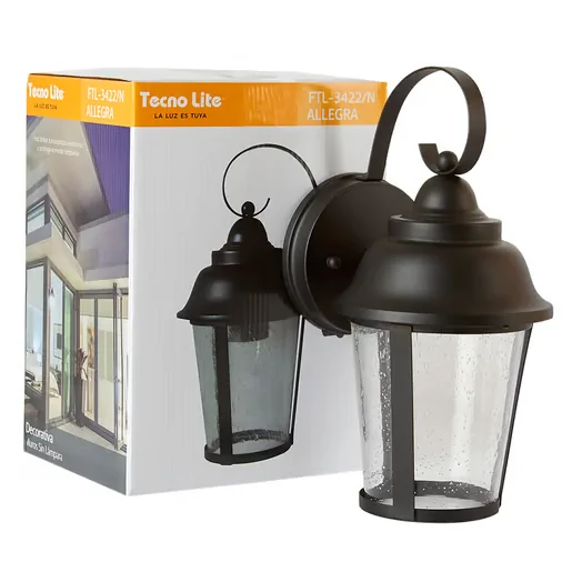 ALLEGRA – LÁMPARA DE PARED ARBOTANTE TIPO FAROL EXTERIOR